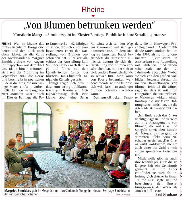 Von Blumen betrunken werden